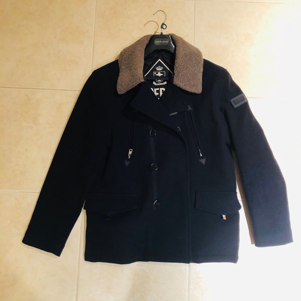Superdry Navy Label Mens Jacket
